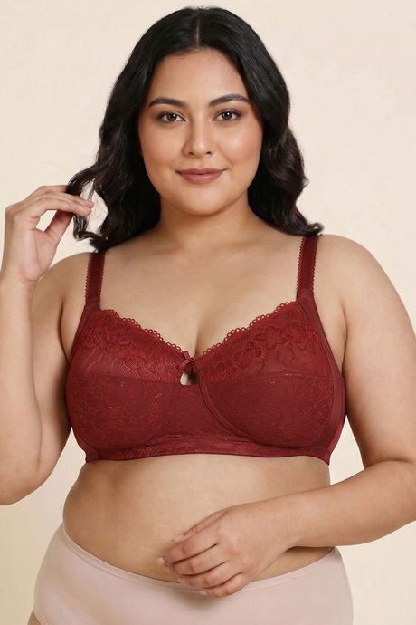 Zivame True Curv Double Layered Non Wired 3/4th Coverage Sag Lift Bra - Sundried Tomato — image 2
